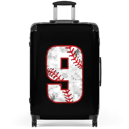 "Vintage 9: Classic Baseball Suitcases"