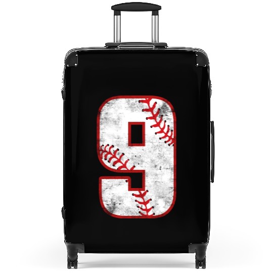 "Vintage 9: Classic Baseball Suitcases"