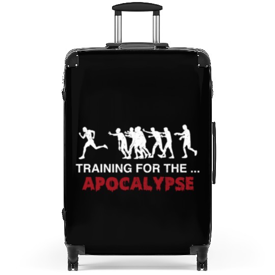 Zombie Training for the Apocalypse Running Suitcases