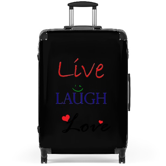 Live Laugh Love Suitcases