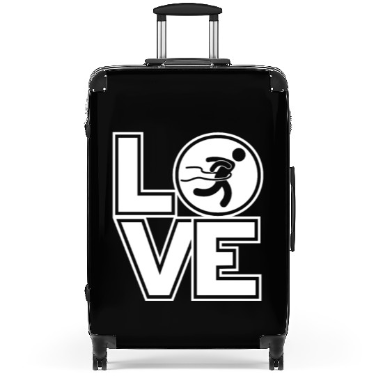 Marathon LOVE Funny Marathon Running Suitcases