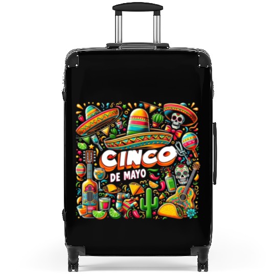 Cinco de Mayo Fiesta Suitcases