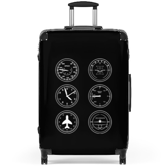 Aviation Flight Instruments Suitcases