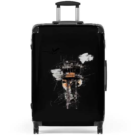 American Flag US, air traffic controller Suitcases