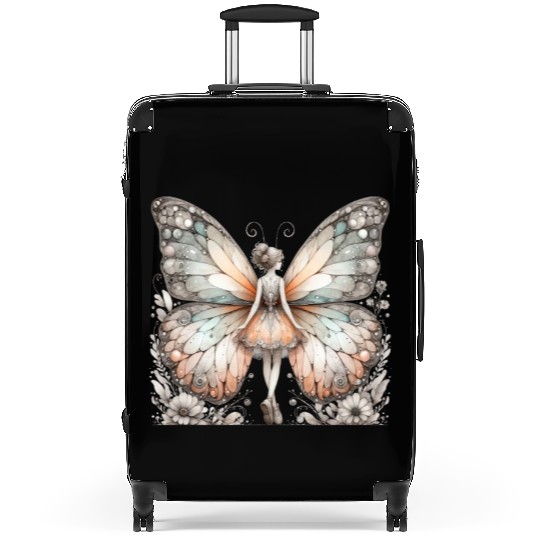 Fairy Butterfly "Graceful Fairy Butterfly" Suitcases