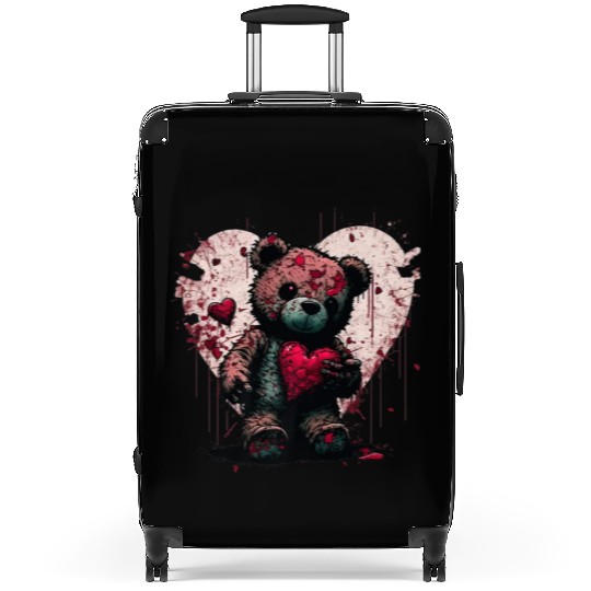 Bear Creepy Clothing Premium Suitcases