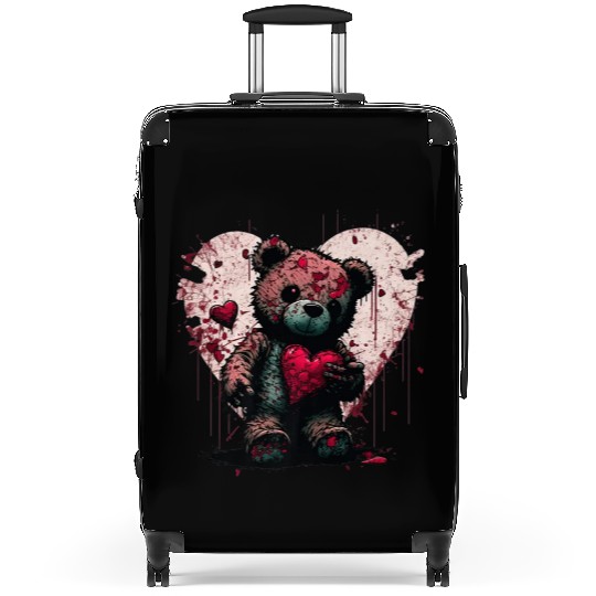 Bear Creepy Clothing Premium Suitcases