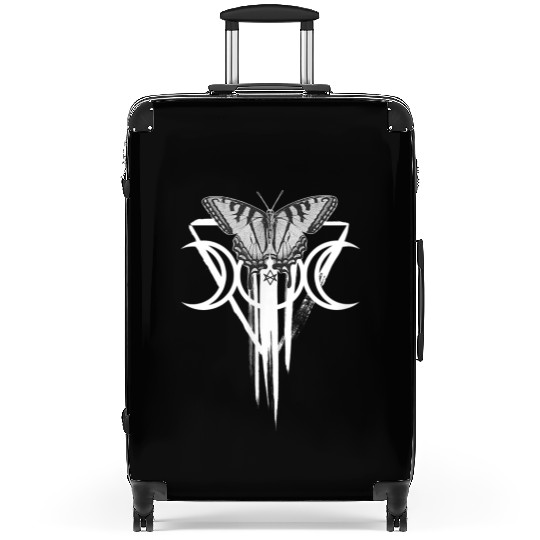 clothing aesthetics butterfly witchcraft Suitcases