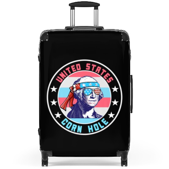July Cornhole Apparel Clothing Premium Suitcases