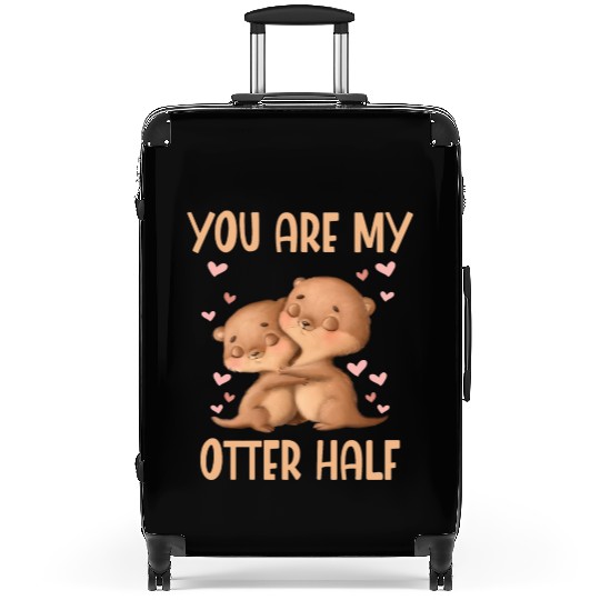 You Are My Otter Half Valentines Day Suitcases
