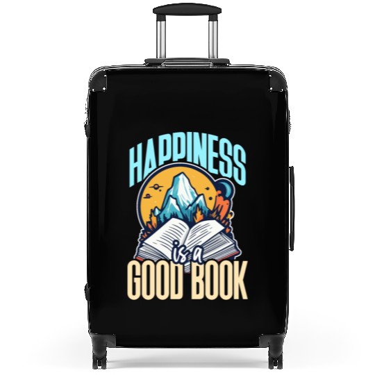 Literature Teacher Happiness Is A Good Book Reader Suitcases