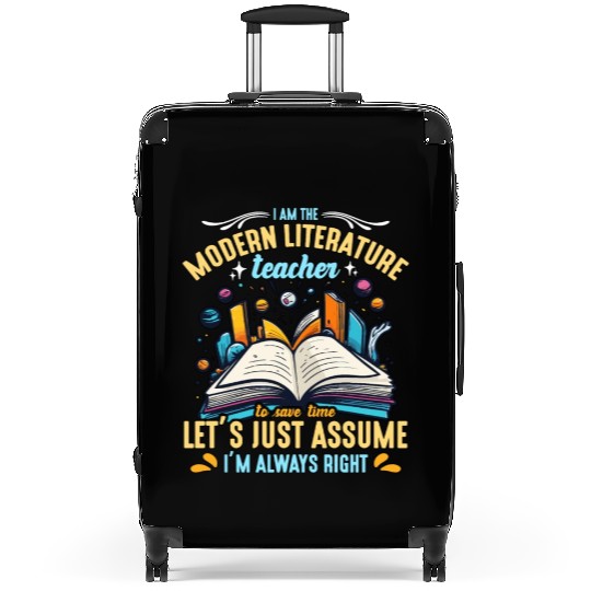 Literature Teacher I Am The Modern Educator Reader Suitcases