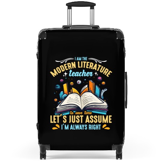 Literature Teacher I Am The Modern Educator Reader Suitcases