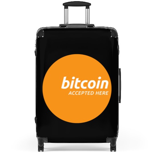 Bitcoin Accepted Here Promo Suitcases