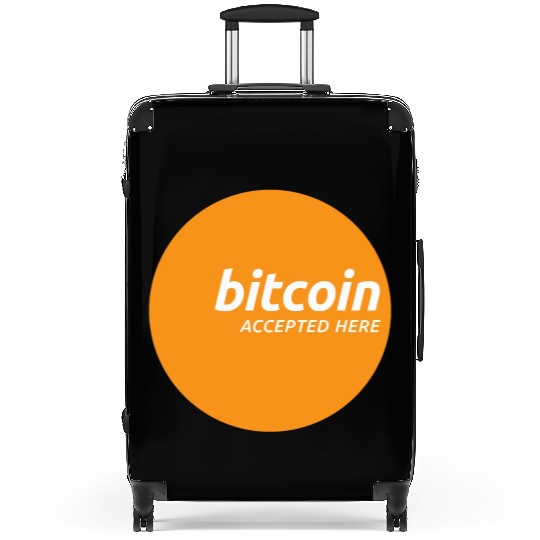 Bitcoin Accepted Here Promo Suitcases