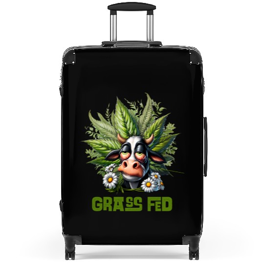 Grass Fed Green Suitcases