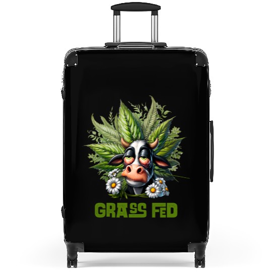 Grass Fed Green Suitcases