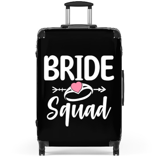 Bride Squad Bridal Party Bachelorette Party Suitcases