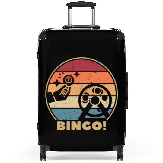 Retro Caller Daubers Professional Bingo Lover Suitcases