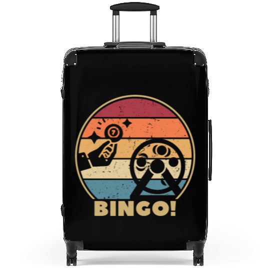 Retro Caller Daubers Professional Bingo Lover Suitcases