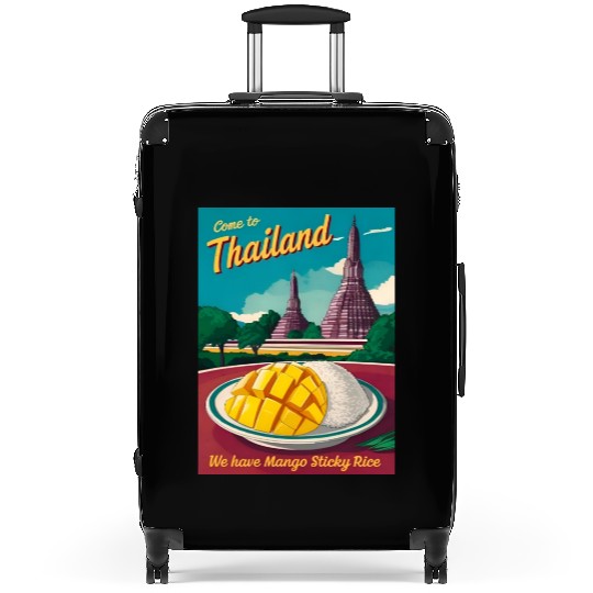 Funny Vintage Travel Thailand Humor Retro Graphic Suitcases