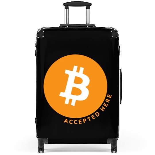 Bitcoin Accepted Here Promo Suitcases