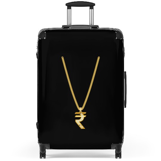 Hip Hop Chain with Rupee Suitcases