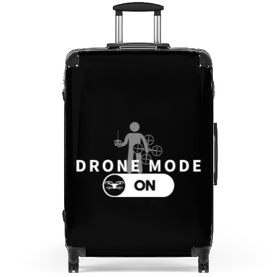 Drone Mode On Funny Drone Pilot Suitcases