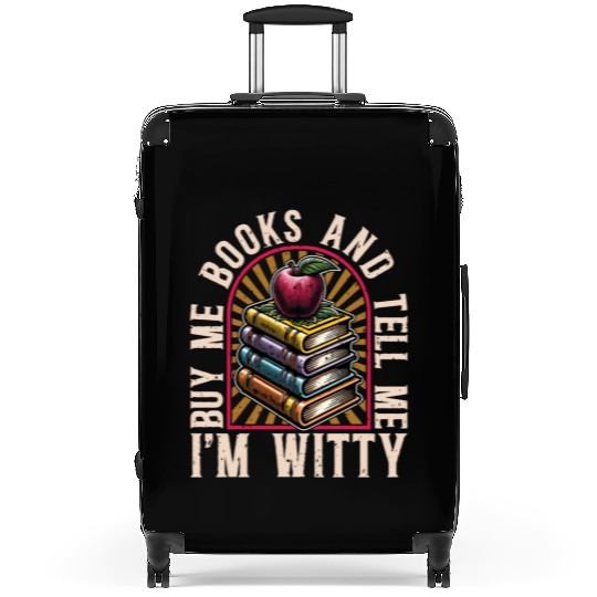 Literature Teacher Buy Me Books & Tell Me Bookworm Suitcases