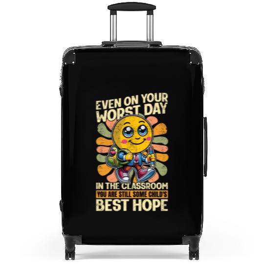 Literature Teacher Even On Your Worst Day Educator Suitcases