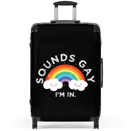 Gender Lesbians, Gays, Trans, Queer Outfit Rainbow Suitcases