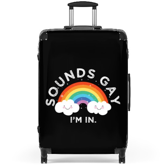 Gender Lesbians, Gays, Trans, Queer Outfit Rainbow Suitcases