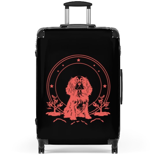 Cavalier King Charles Spaniel Celestial Tarot Card Suitcases