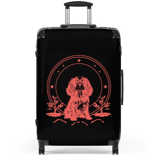 Cavalier King Charles Spaniel Celestial Tarot Card Suitcases