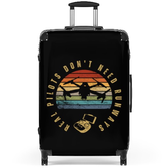 Quadcopter Real Pilots Don't Need Runways Funny Suitcases