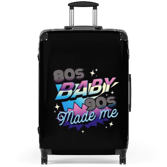 80s music,80s fashion lovers Suitcases