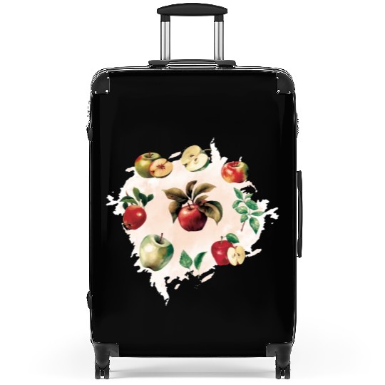 Different Apple Varieties Realistic Apple Suitcases