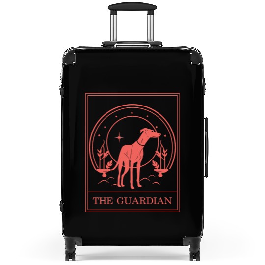 Tarot Greyhound Dog Celestial Whippet Tarot Card Suitcases