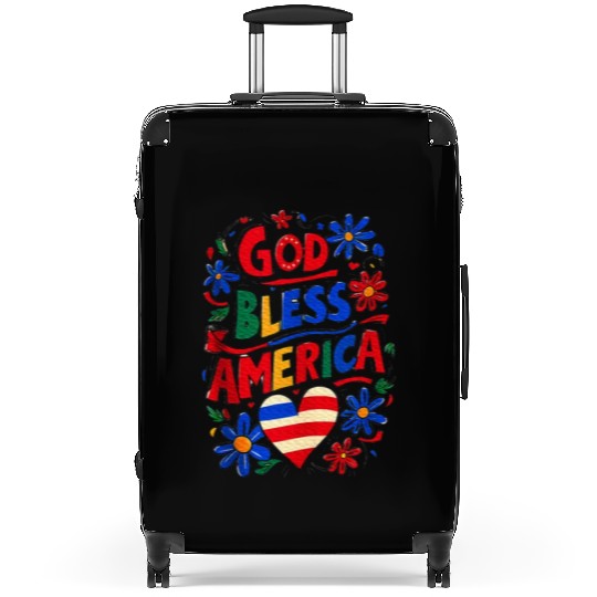 God Bless America Suitcases