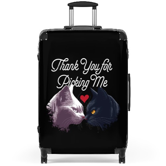Thank You for Picking Me Funny Valentines Day Humo Suitcases
