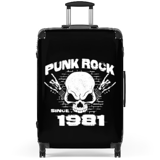 43rd Birthday - Punk Rock Since 1981 Skull Rock Suitcases
