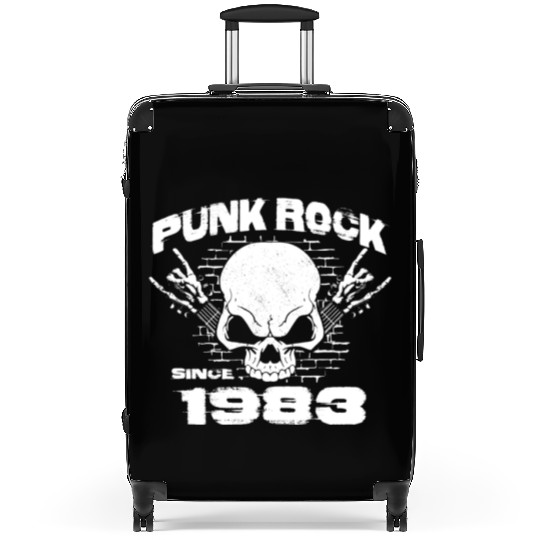 Punk Rock Since 1983 - Skull Rock Hands 41st Suitcases
