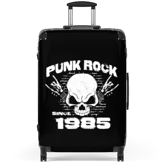 39th Birthday - Punk Rock Since 1985 Skull Rock Suitcases
