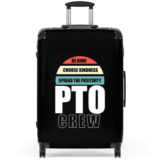 PTO Crew School Volunteer Parent Teacher Suitcases