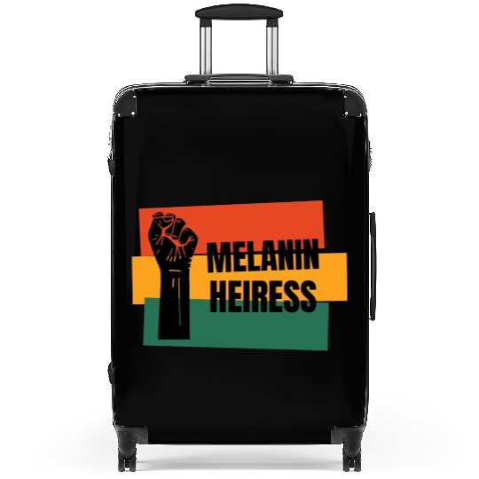 Melanin Heiress Suitcases
