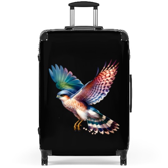 Collared Sparrowhawk in Flight Suitcases