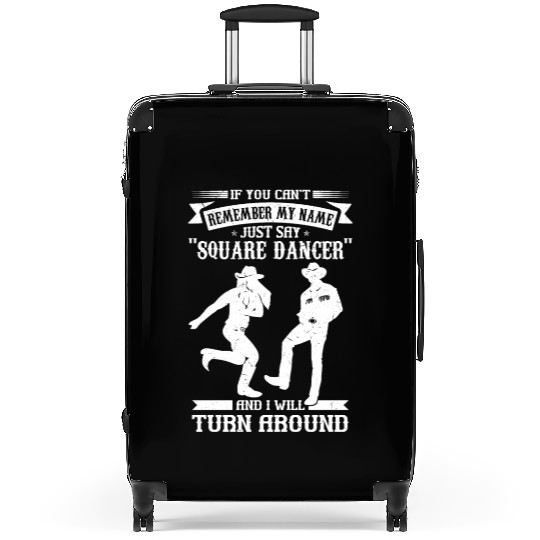 Western Square Dancing Design for a Square Dancer Suitcases