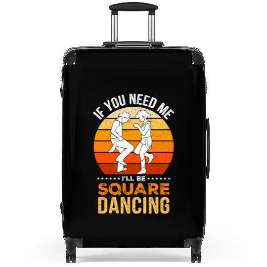 Western Square Dancing Design for a Square Dancer Suitcases