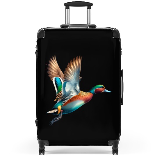 Chestnut Teal in Flight Suitcases