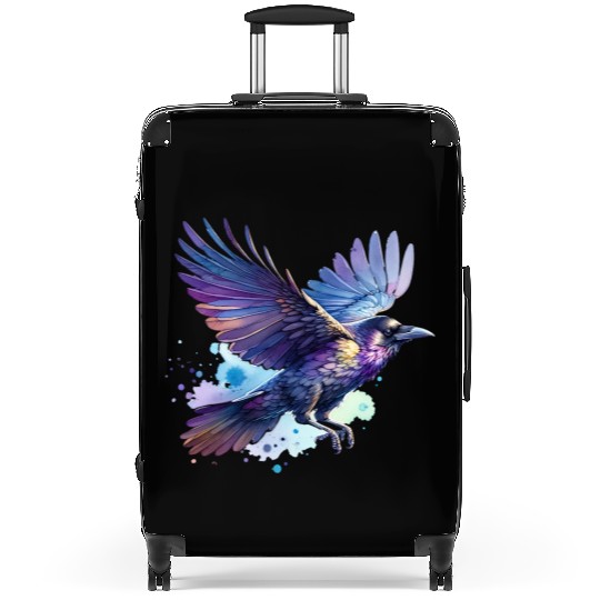 Little Raven in Flight Suitcases